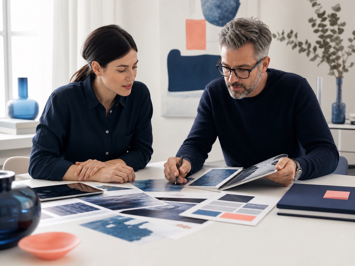 Fictional Portfolio Review demonstration scene